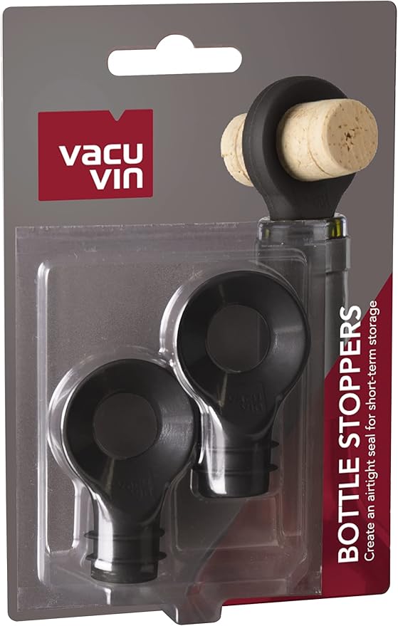Vacu Vin Flessenstopper Blisterverpakking (2 stuks)