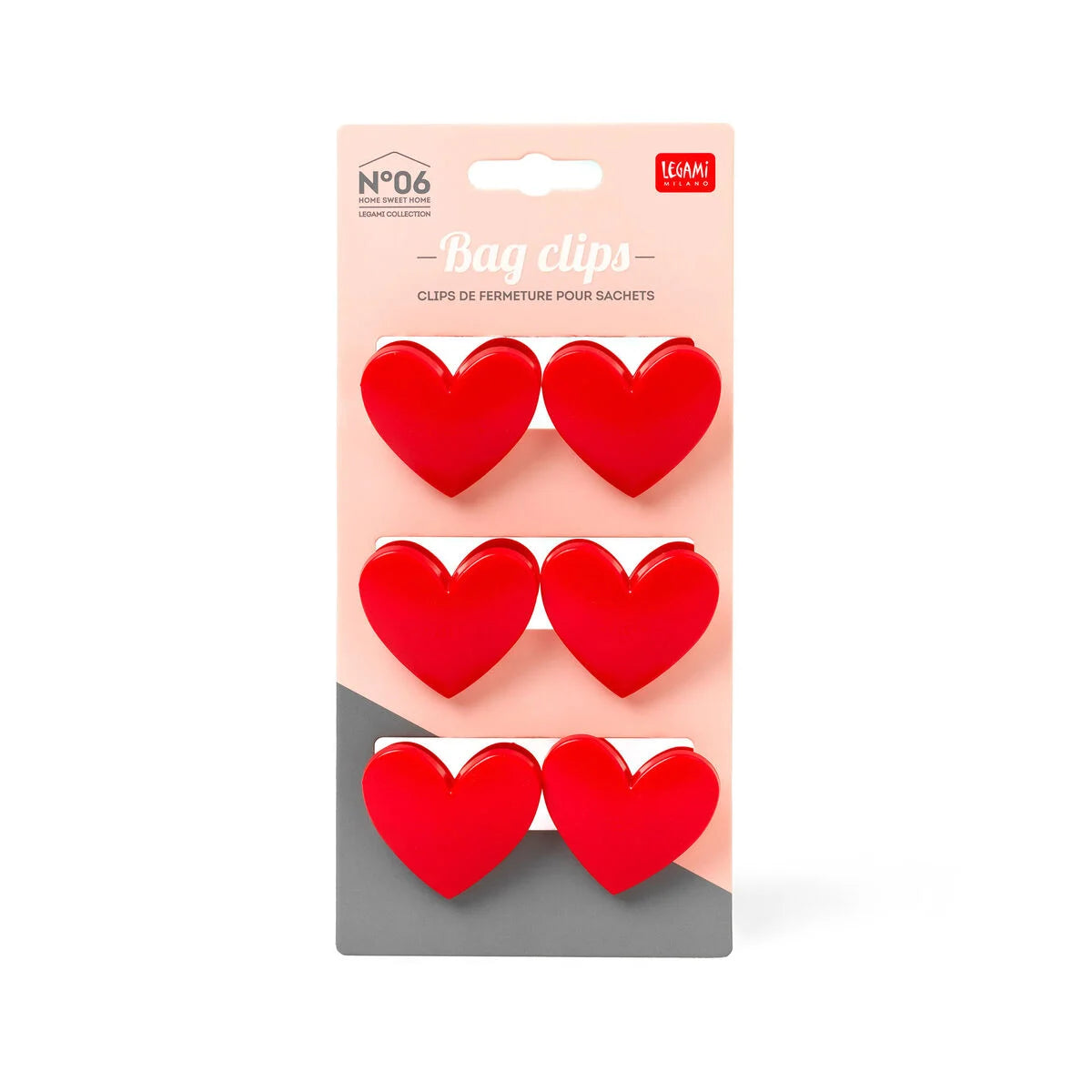 Bag Clips Heart