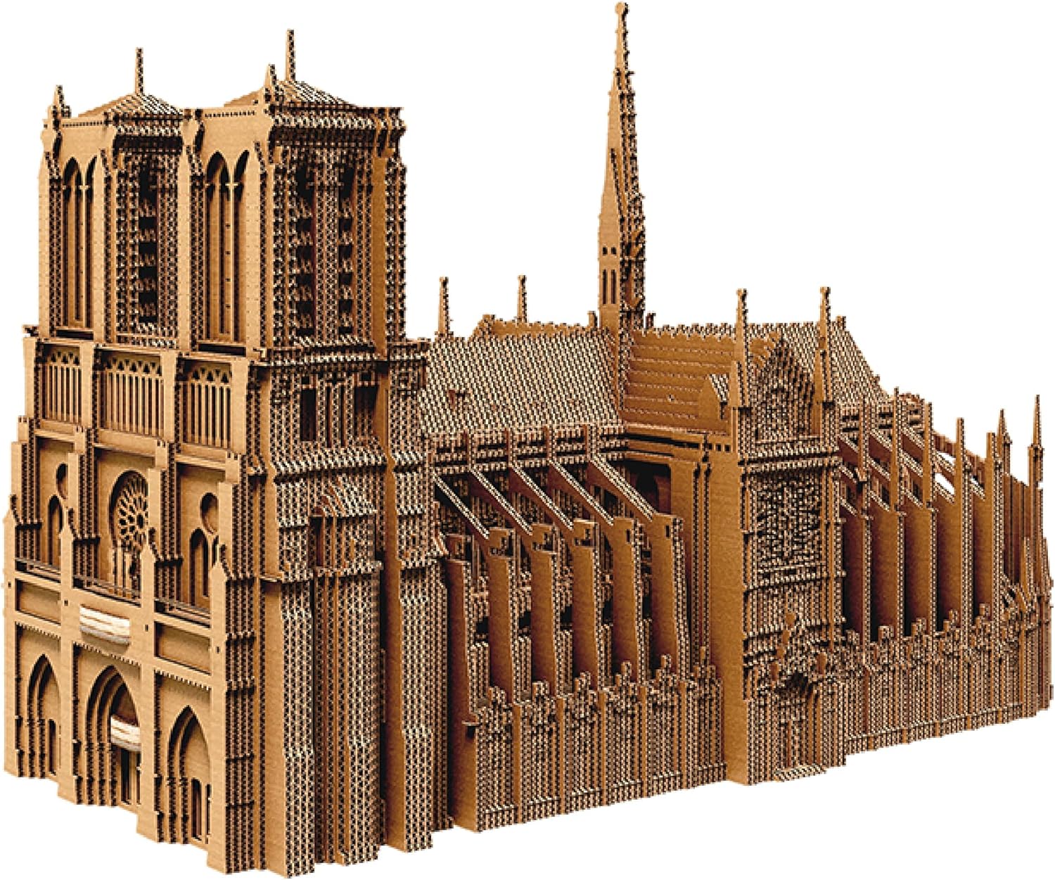 3D Cardboard Puzzle: Notre Dame de Paris