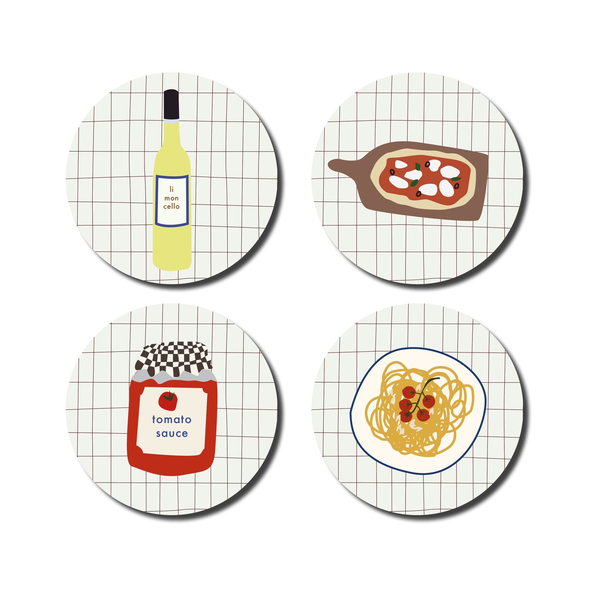 Onderzetters met dieren thema