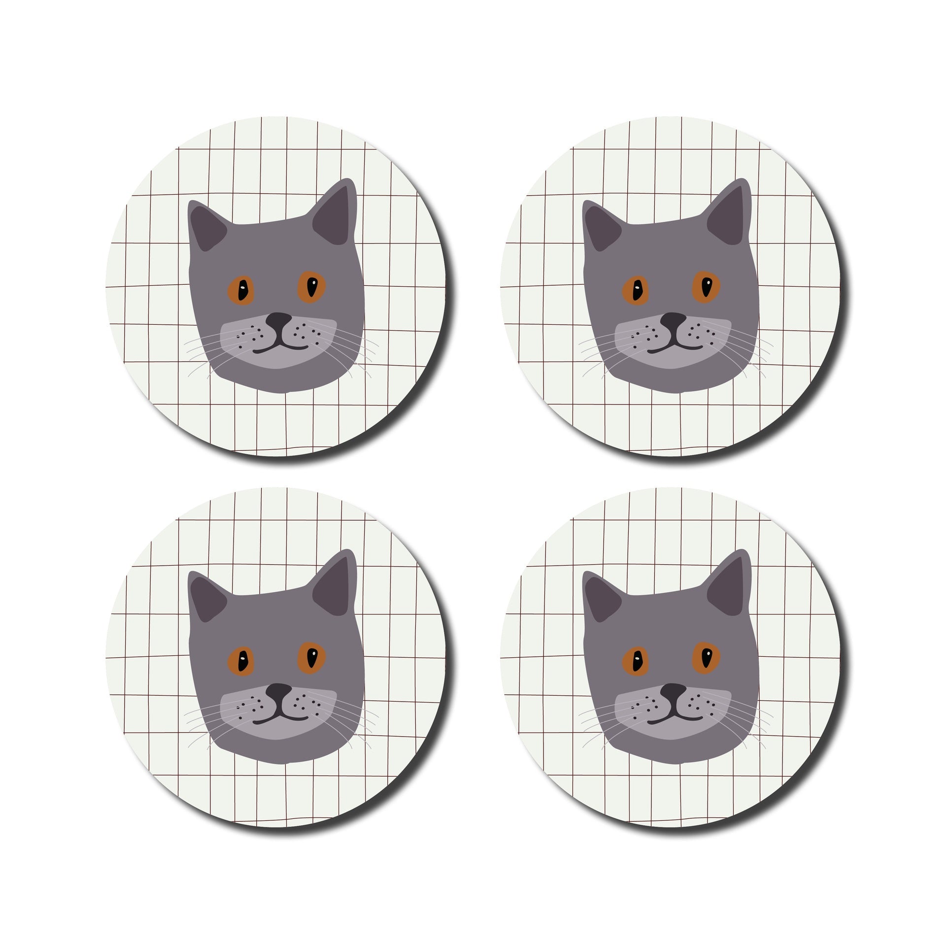 Onderzetters met dieren thema