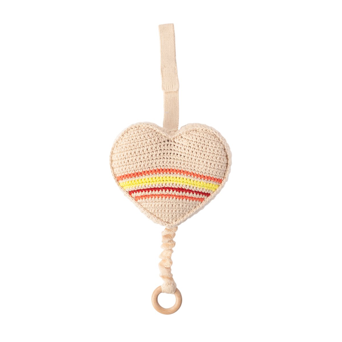 Crochet Toy Music Heart