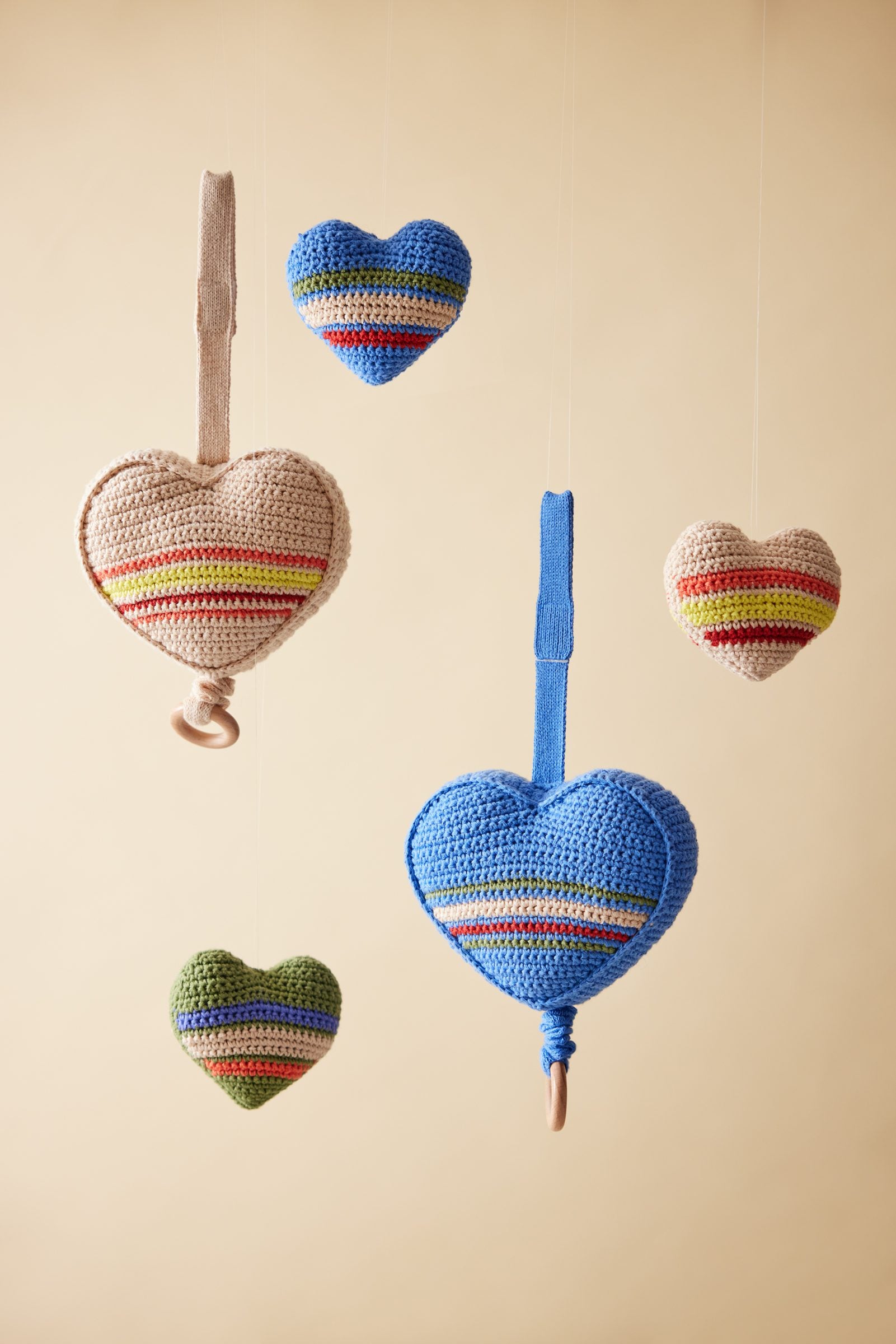 Crochet Toy Music Heart