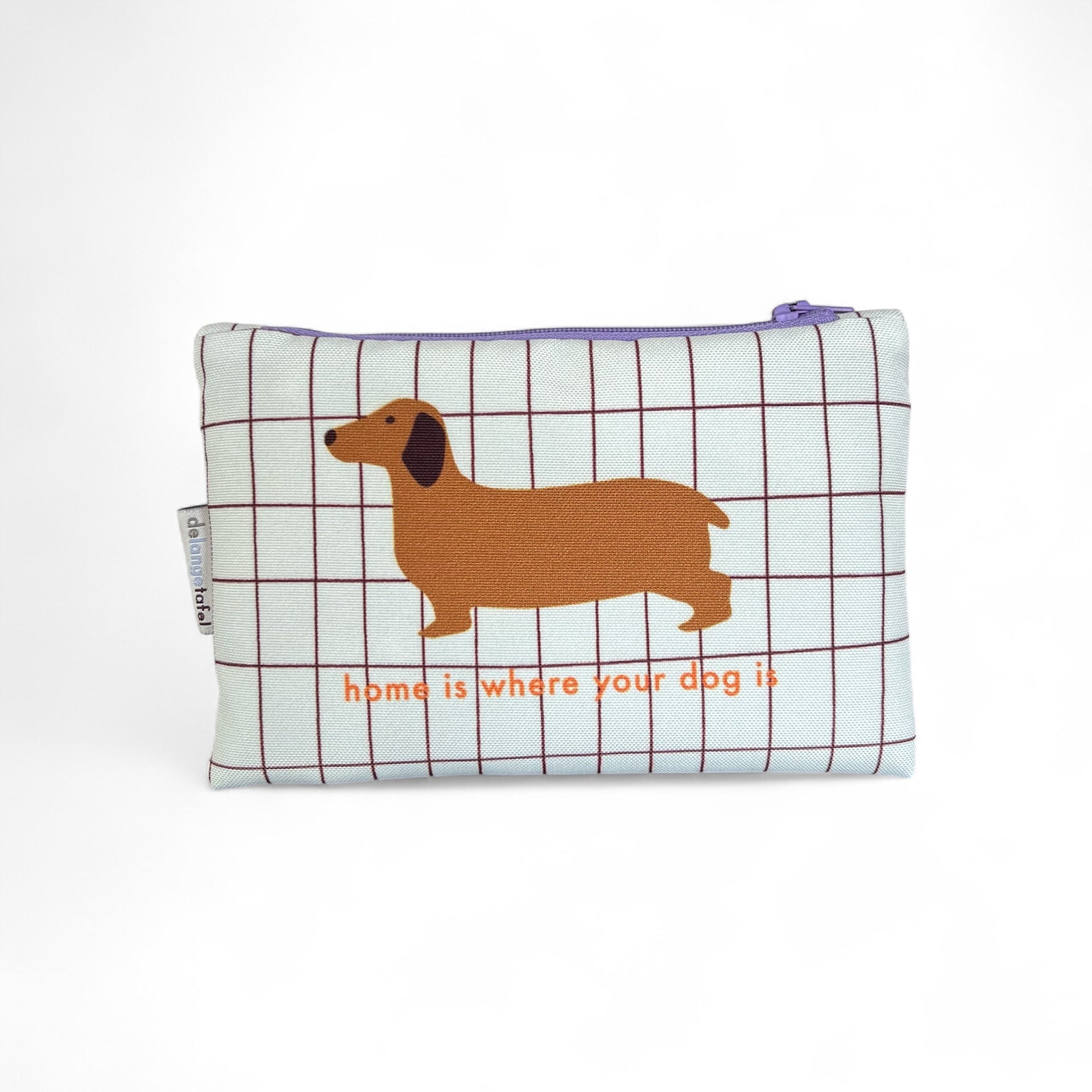 Dieren Textiel Etui met Rits Klein