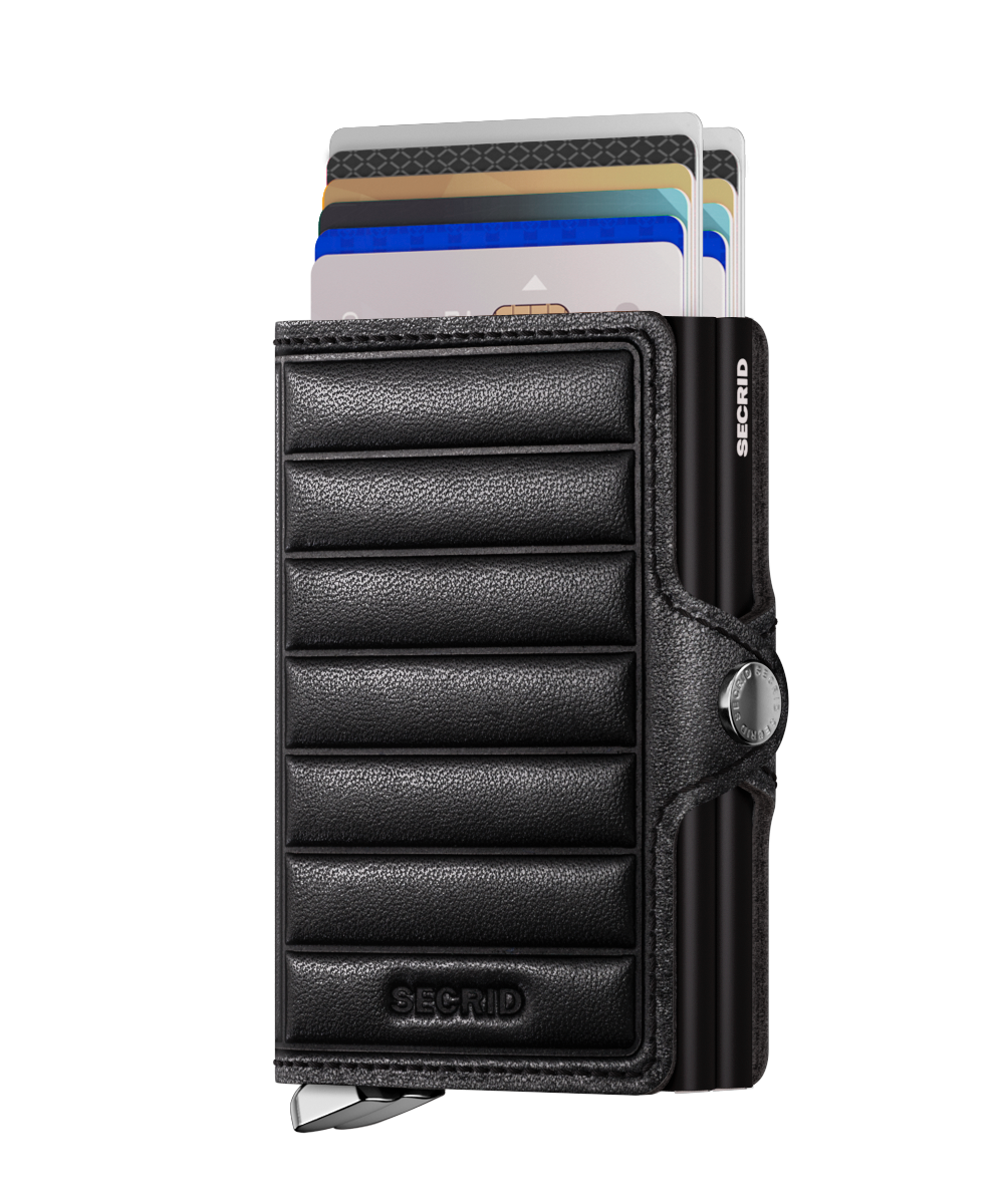 Secrid Twinwallet premium Emboss Lines black