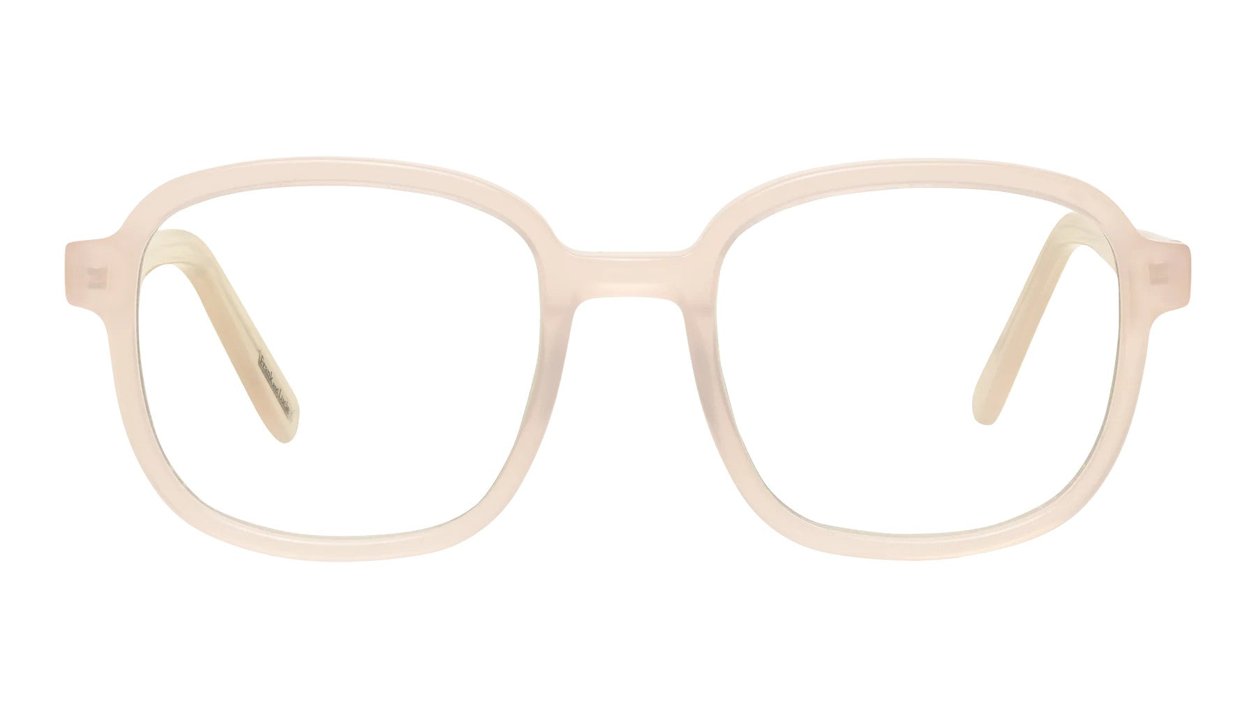 Frank and Lucie Lesebrille Eyeknow White Sand