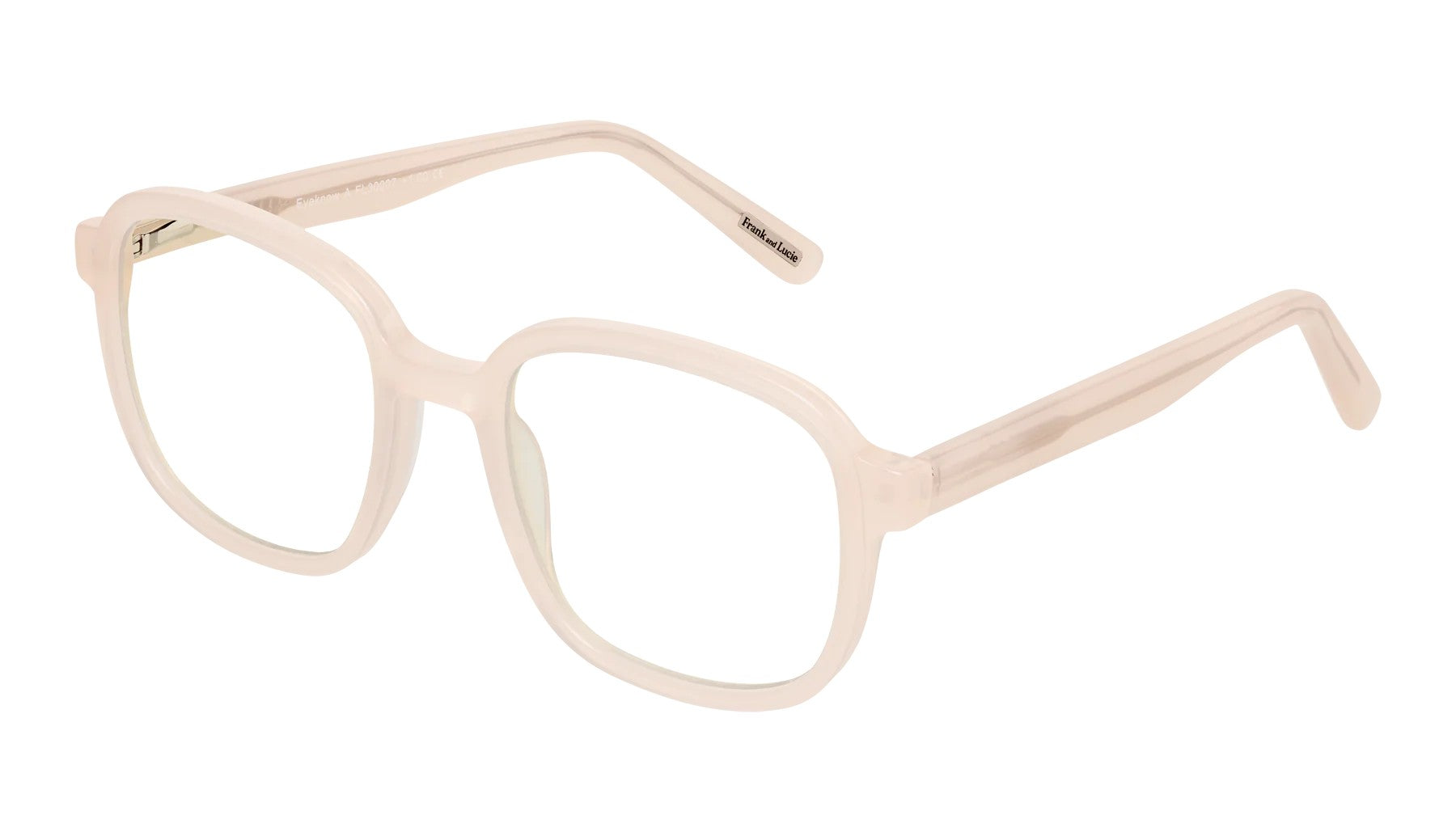 Frank and Lucie Lesebrille Eyeknow White Sand