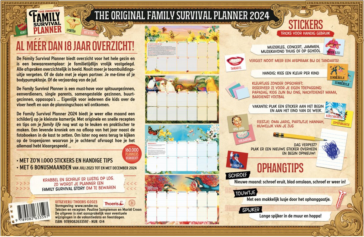 Der ursprüngliche Familien-Überlebensplaner 2023–2024