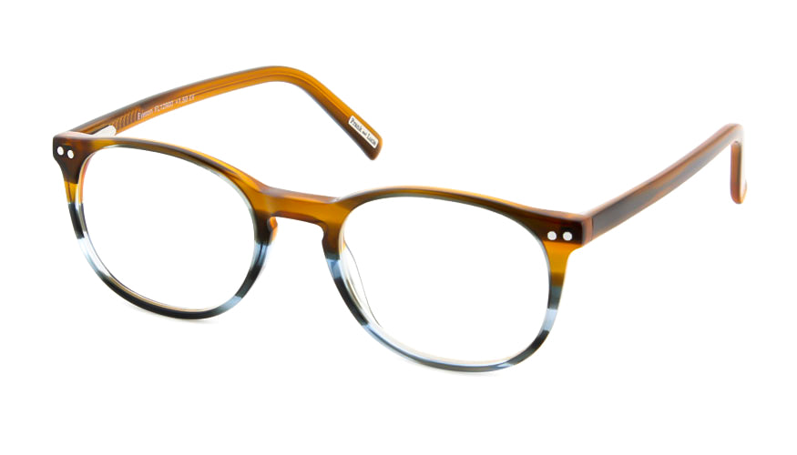 Frank and Lucie Reading Glasses Eyecon Deja Blue