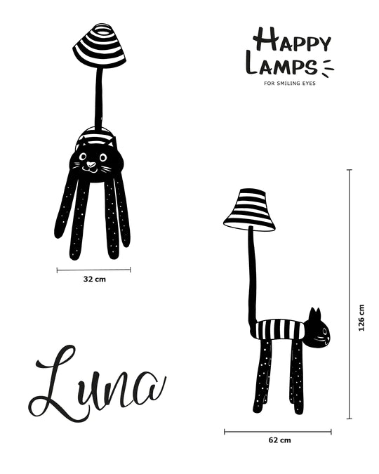 Happy Lamp Luna die Katze