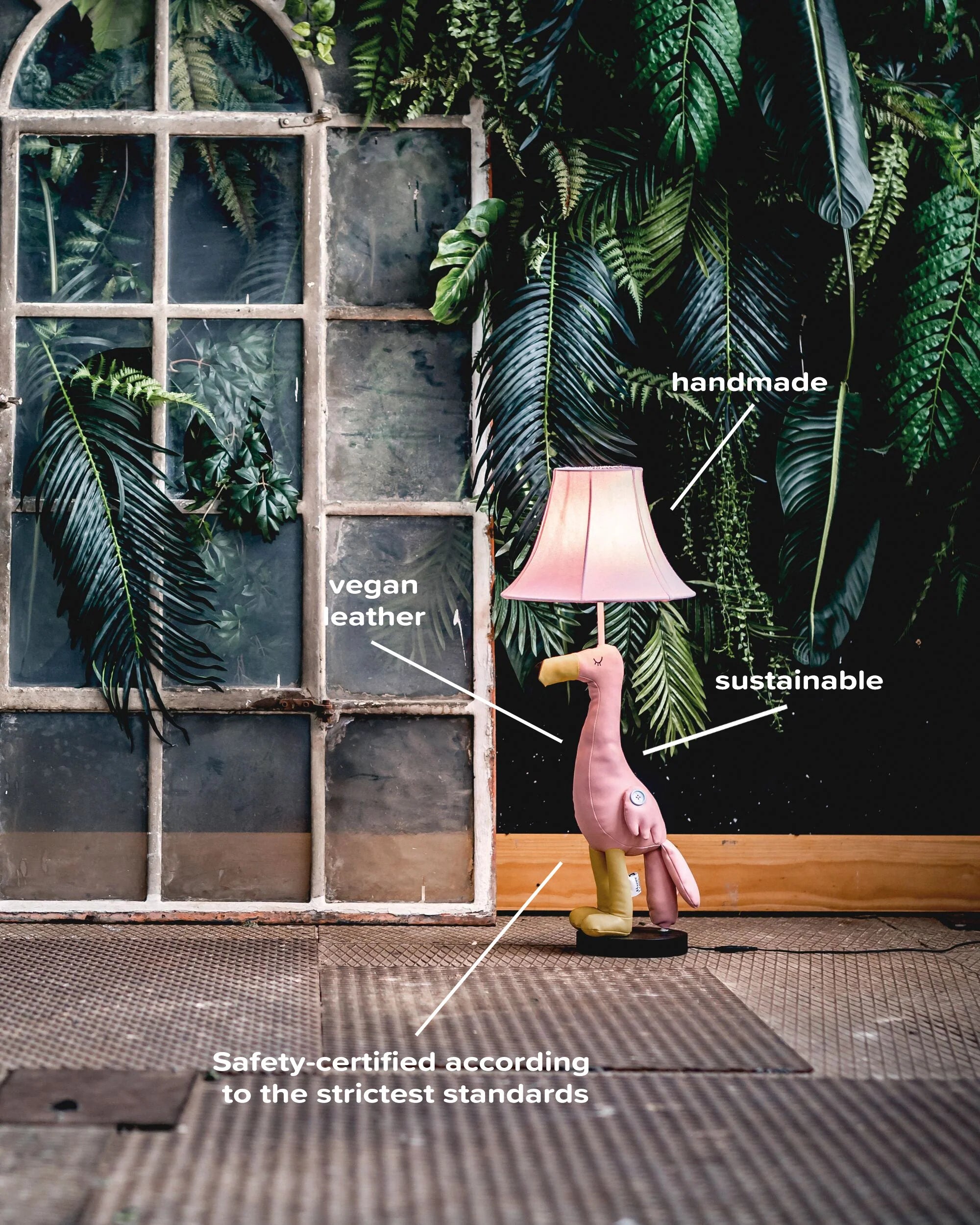 Happy Lampe Mingo der Flamingo