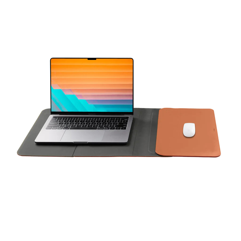 Hybrid Laptop-Hülle und Schreibtischunterlage 14"