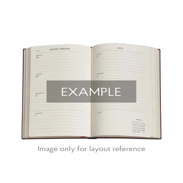 Paperblanks 2026 Agenda Maxi Hardcover Kara-ori Roze