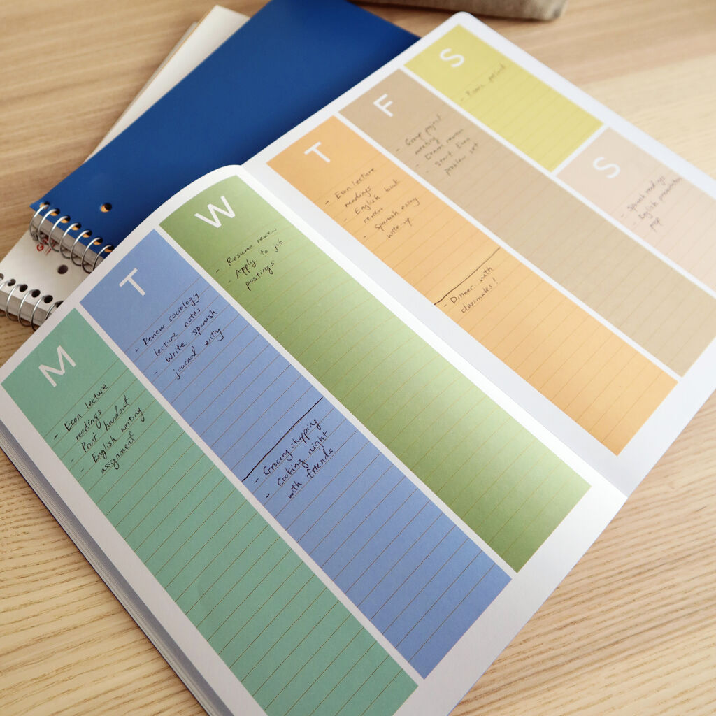 Weekly Planner Undated 18 months