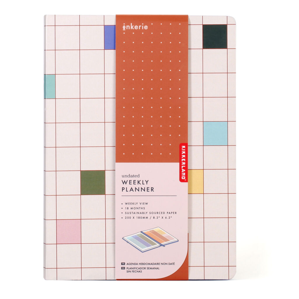 Weekly Planner Undated 18 months