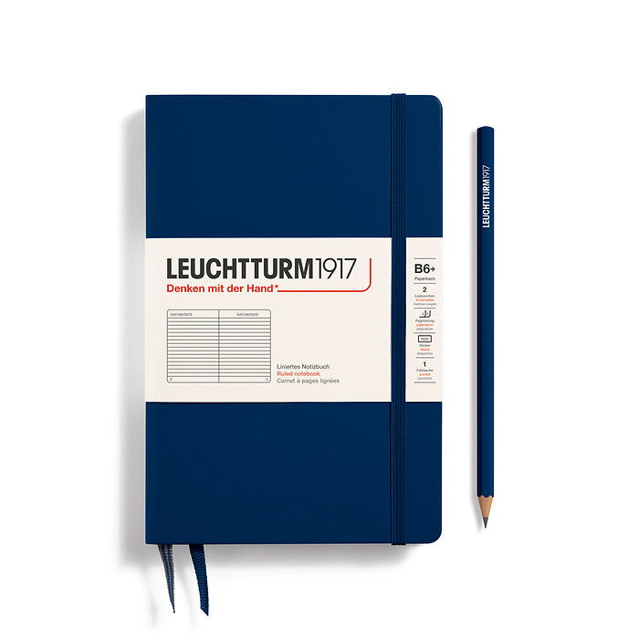 Leuchtturm Notizbuch Hardcover Paperback (B6 +) Liniert