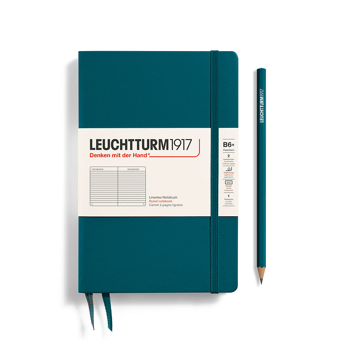 Leuchtturm Notizbuch Hardcover Paperback (B6 +) Liniert