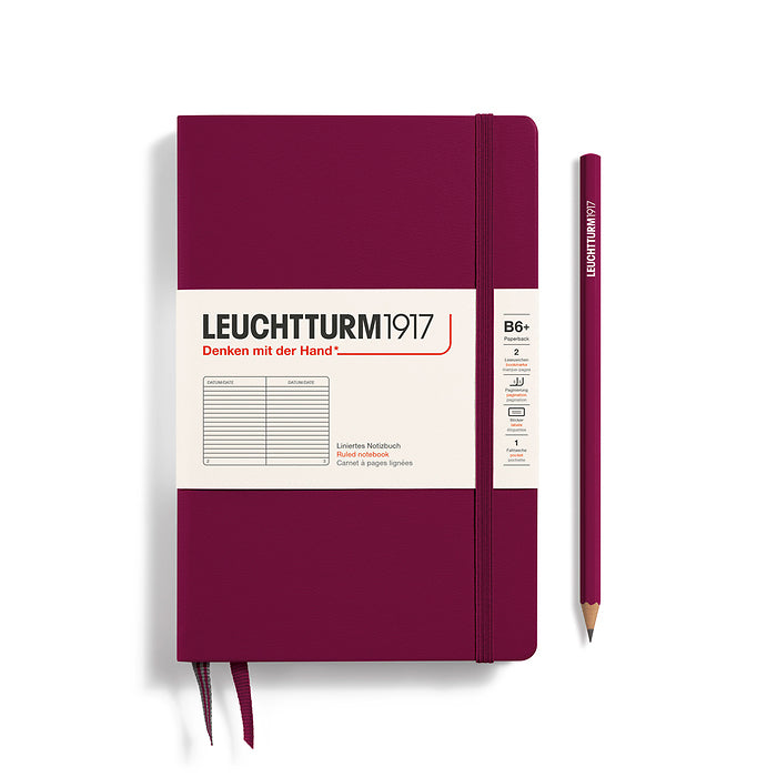 Leuchtturm Notizbuch Hardcover Paperback (B6 +) Liniert