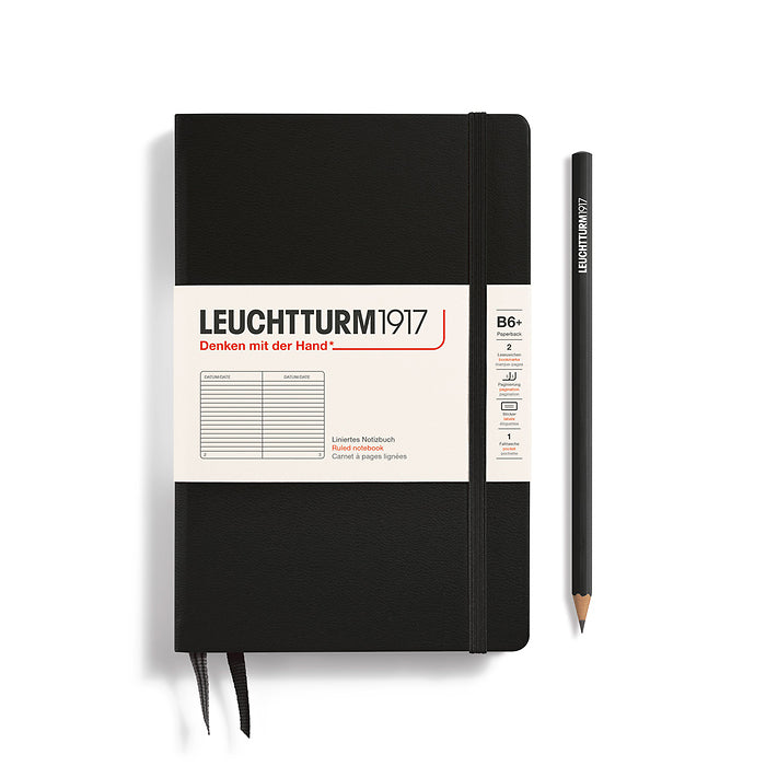 Leuchtturm Notizbuch Hardcover Paperback (B6 +) Liniert