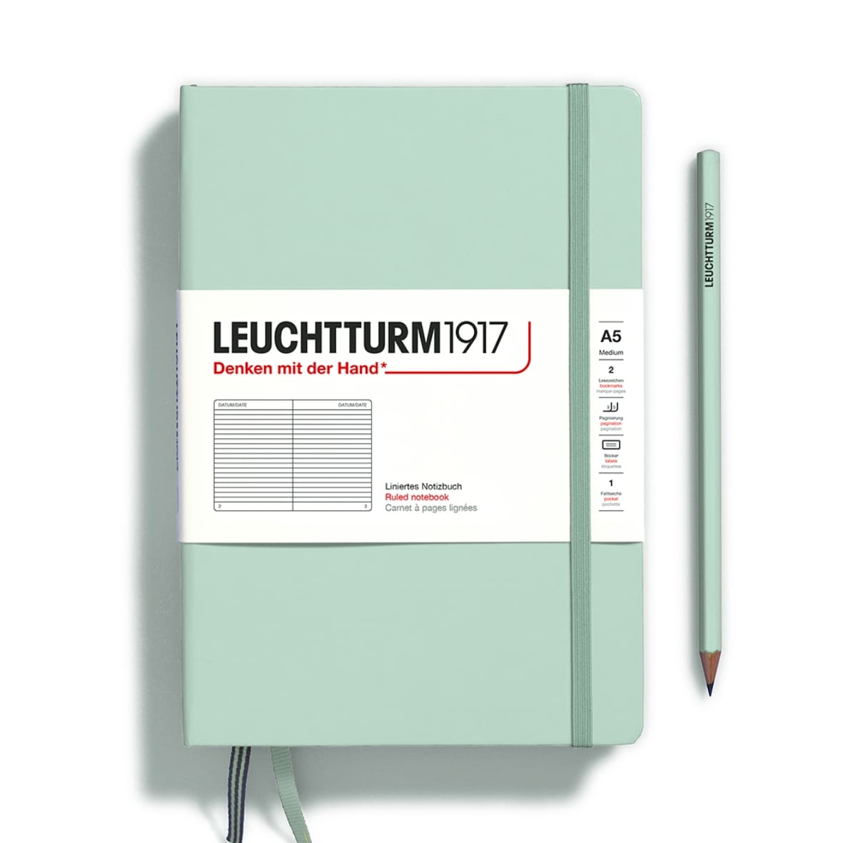 Leuchtturm gelinieerd notitieboekje (A6) softcover