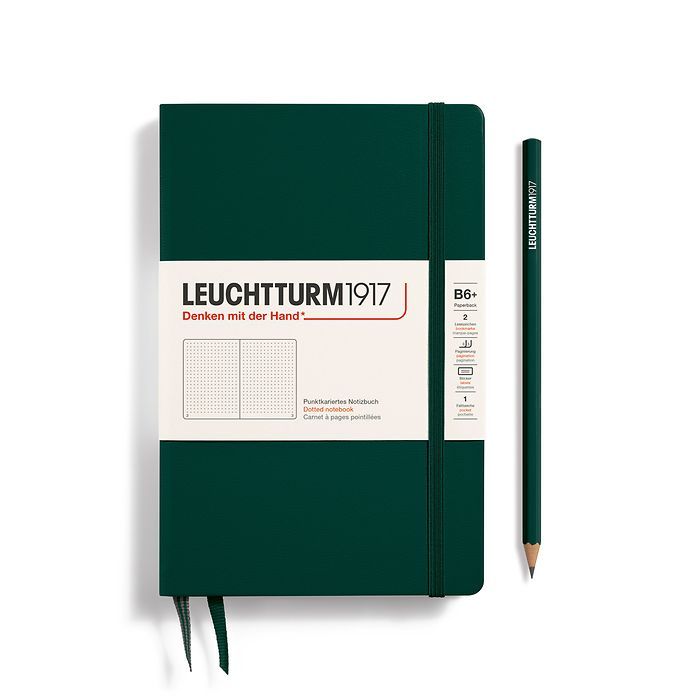 Leuchtturm Notizbuch Hardcover Paperback (B6 +) Dotted