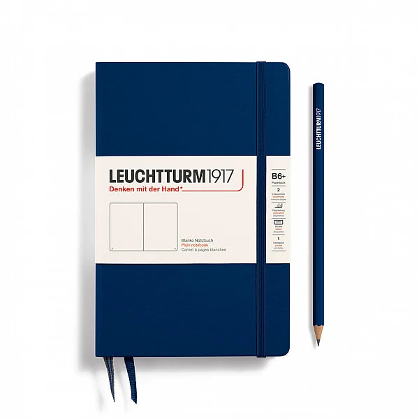 Leuchtturm Notizbuch Blanko Paperback (B6 +) Softcover