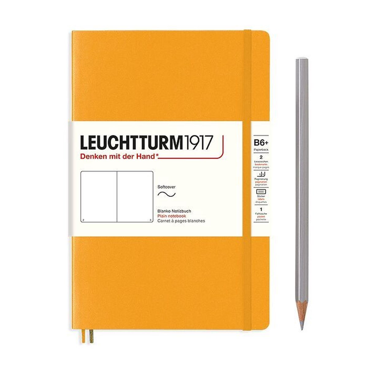 Leuchtturm Notizbuch Blanko Paperback (B6 +) Softcover