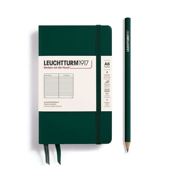 Leuchtturm Notitieboekje (A6) Hardcover Lijn