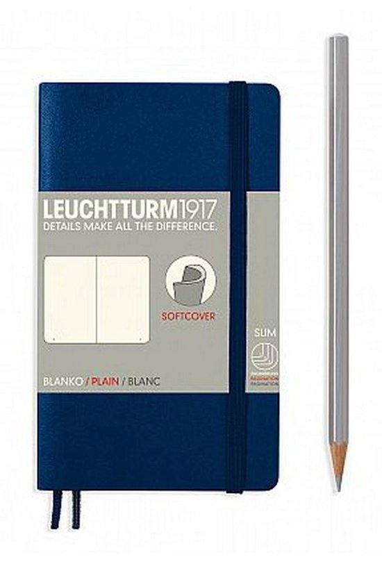 Leuchtturm Notitieboek Pocket (A6) Hardcover Blanco