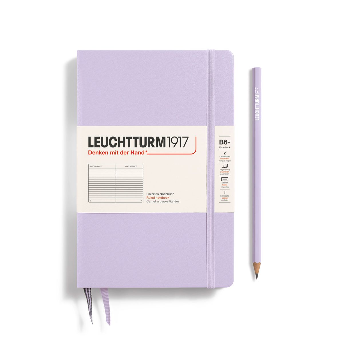 Leuchtturm Notizbuch Hardcover Paperback (B6 +) Liniert