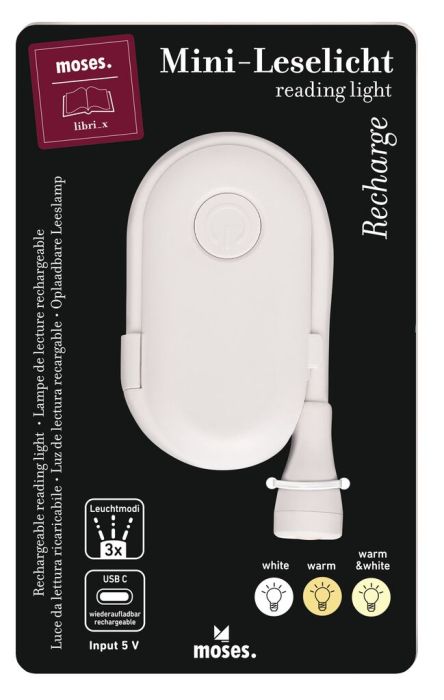 LED Clip-on Mini Book Lamp Rechargeable