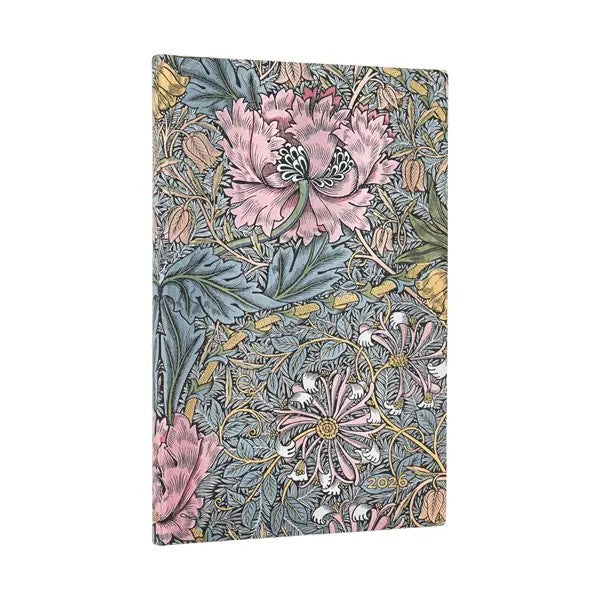 Paperblanks 2026 Agenda Maxi Softcover Morris Pink