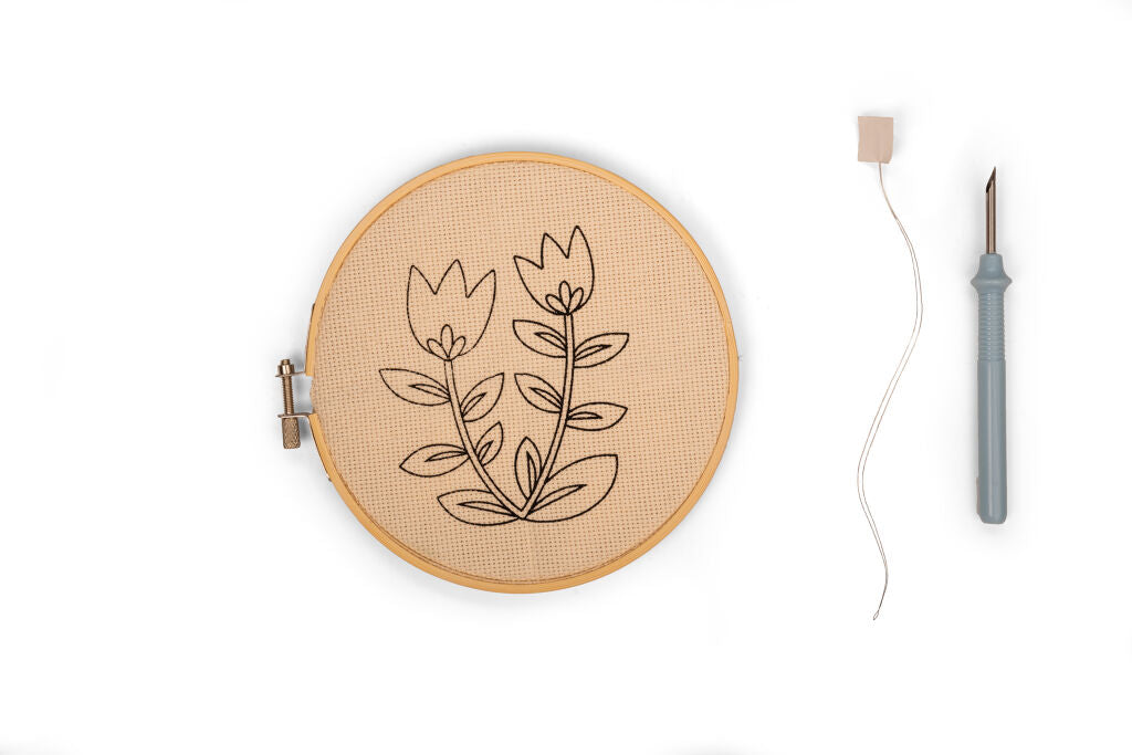 Punch Needle Kit Tulips