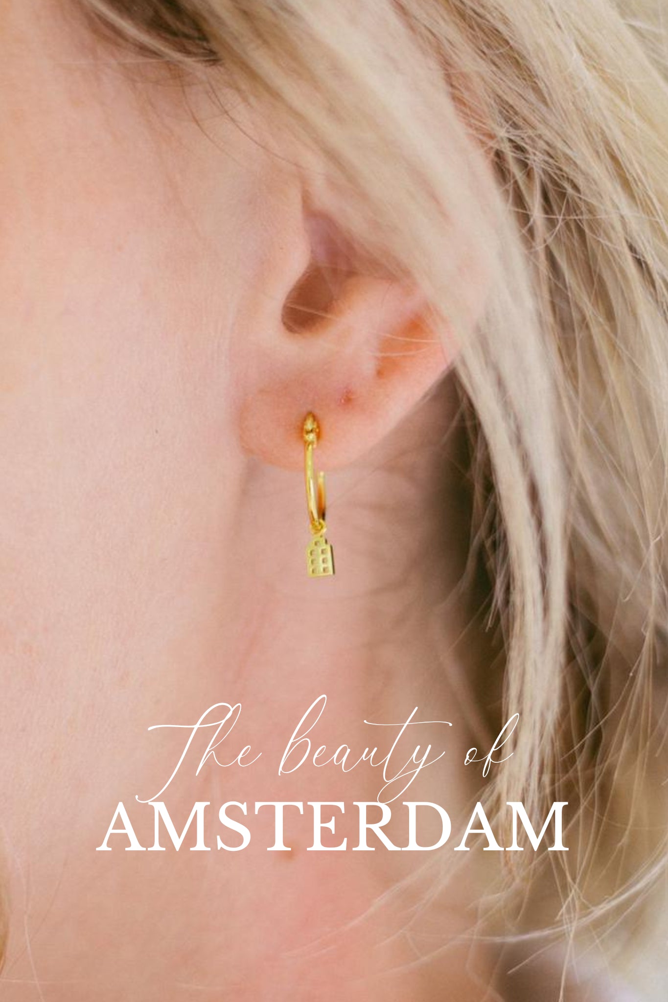 Amsterdam Jordaan Hoops Gold Plated