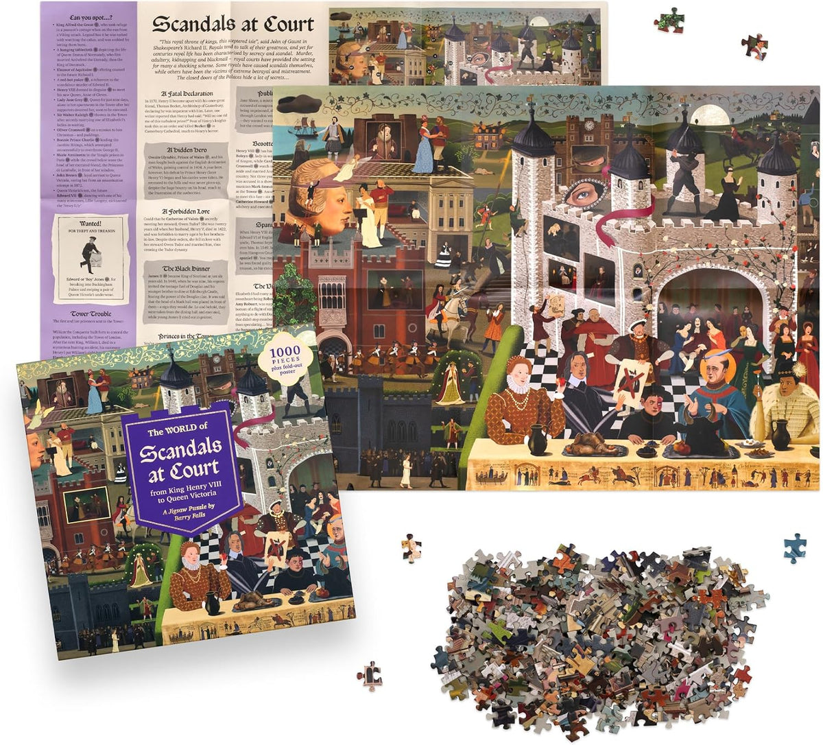 Jigsaw Puzzle The World of Scandals at Court (Englisch)