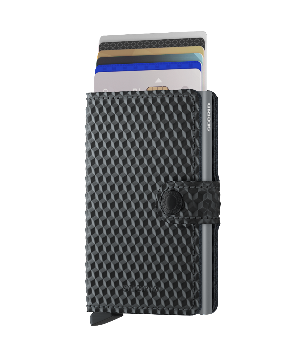 Secrid Miniwallet cubic black - titanium