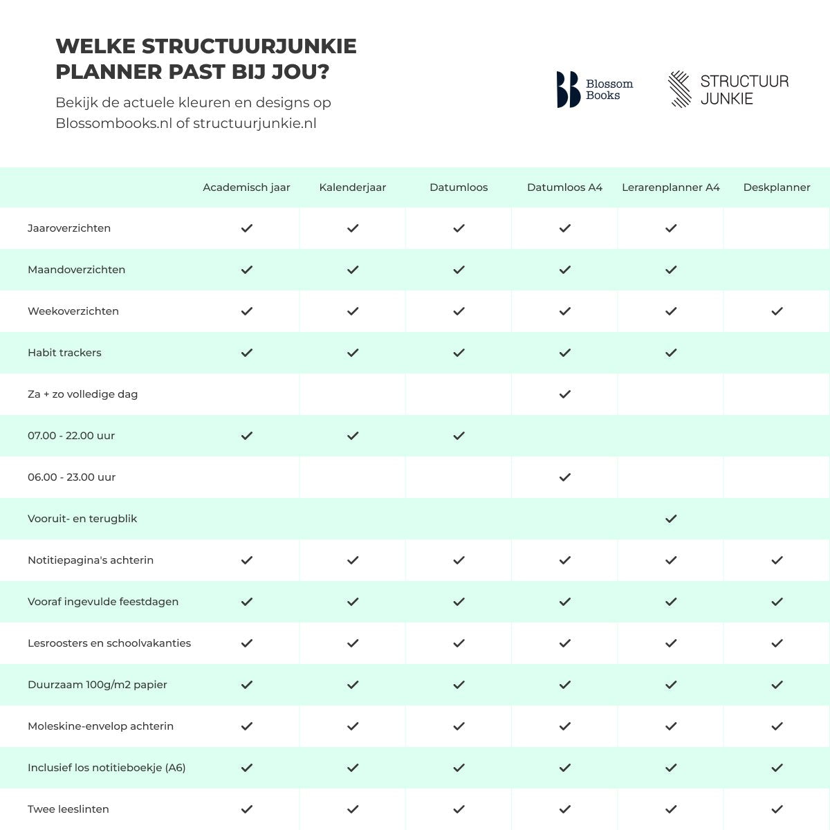 Structuurjunkie 2025/2026 Teacher Planner A4 NL