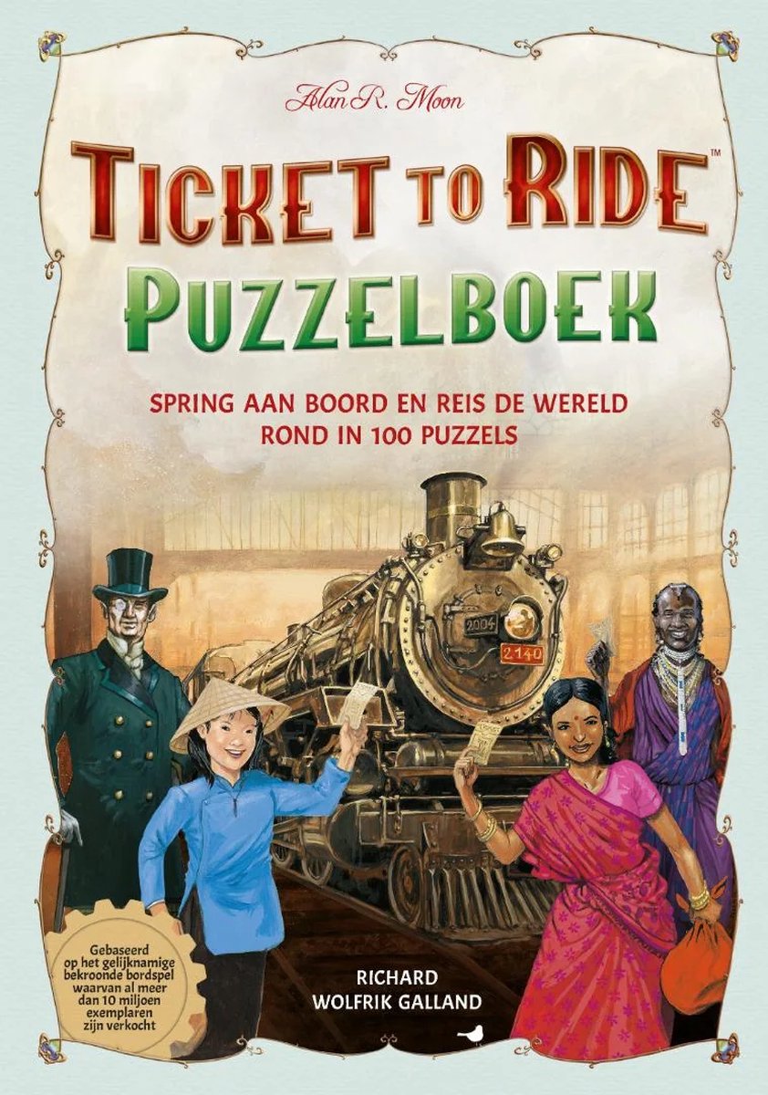Ticket to Ride Brain Teaser Puzzelboek