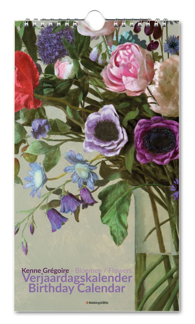 Birthday Calendar Flowers Gregoire