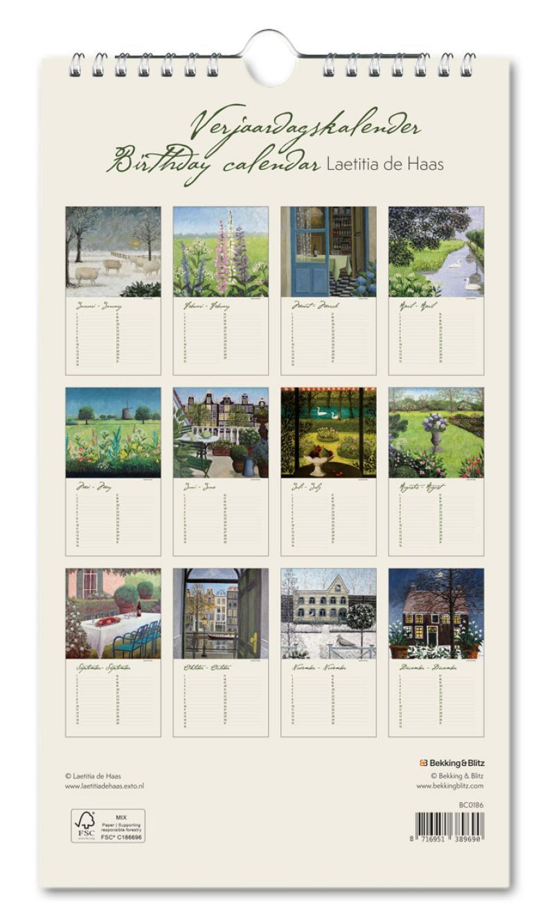 Geburtstagskalender  Landschaften und Panoramablicke