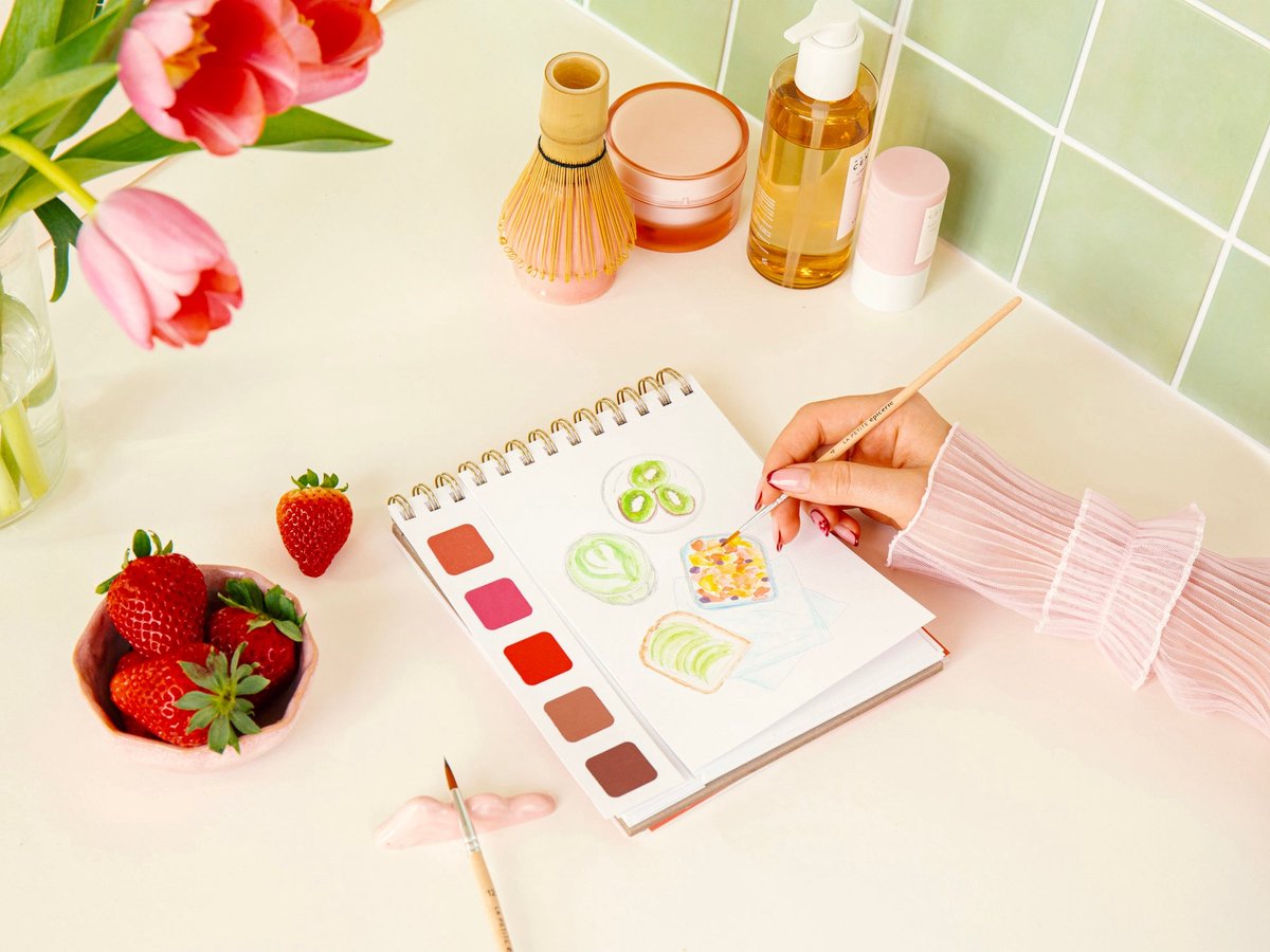  Aquarell-Reiseset - Self Care