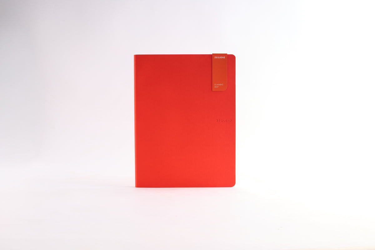 Zequenz 360° Notizbuch B5 Beam Orange Liniert