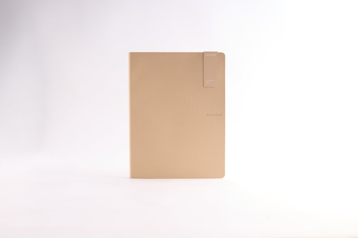 Zequenz 360° Notizbuch B5 Dune Blanko