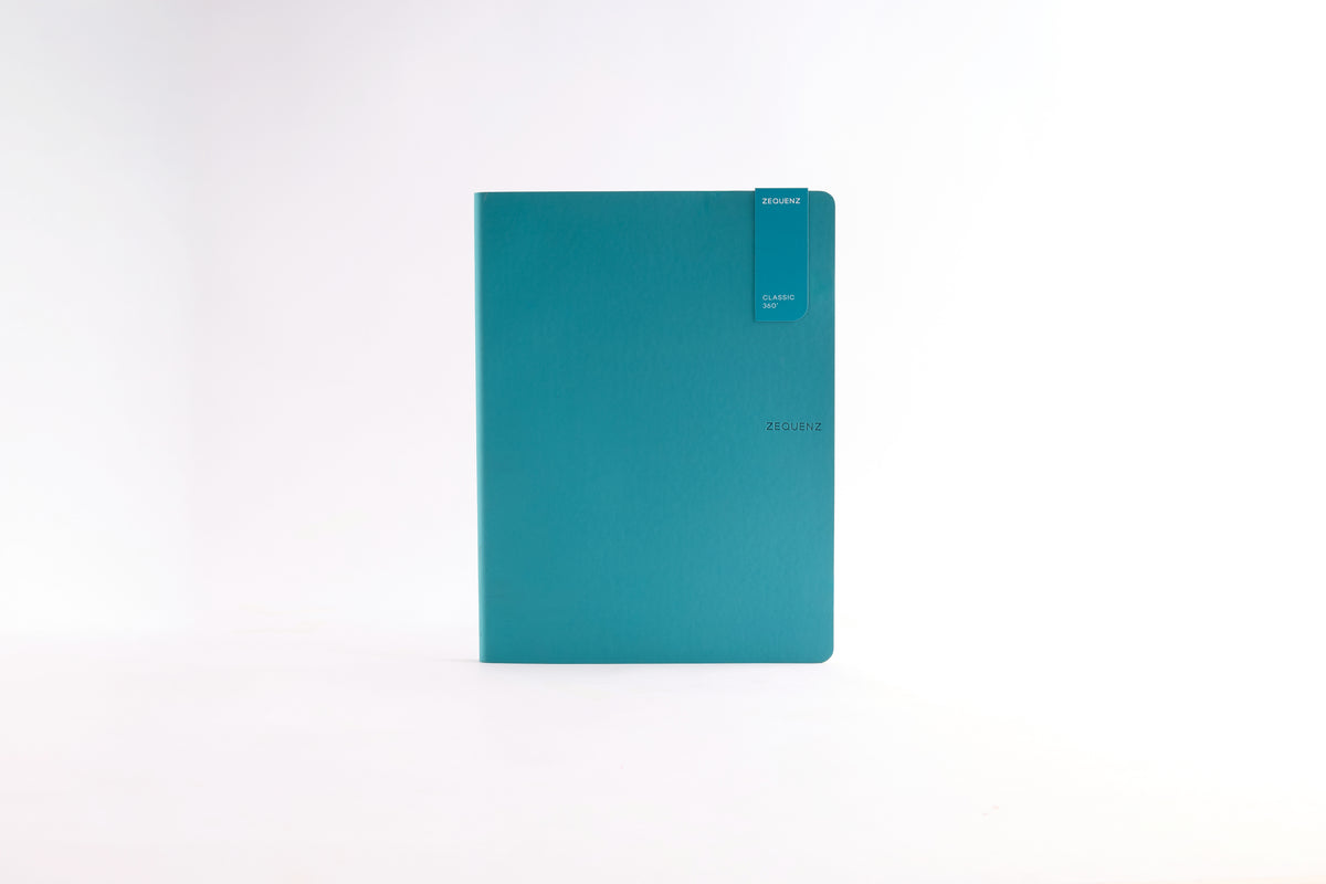 Zequenz 360⁰ Notebook B5 Teal Line