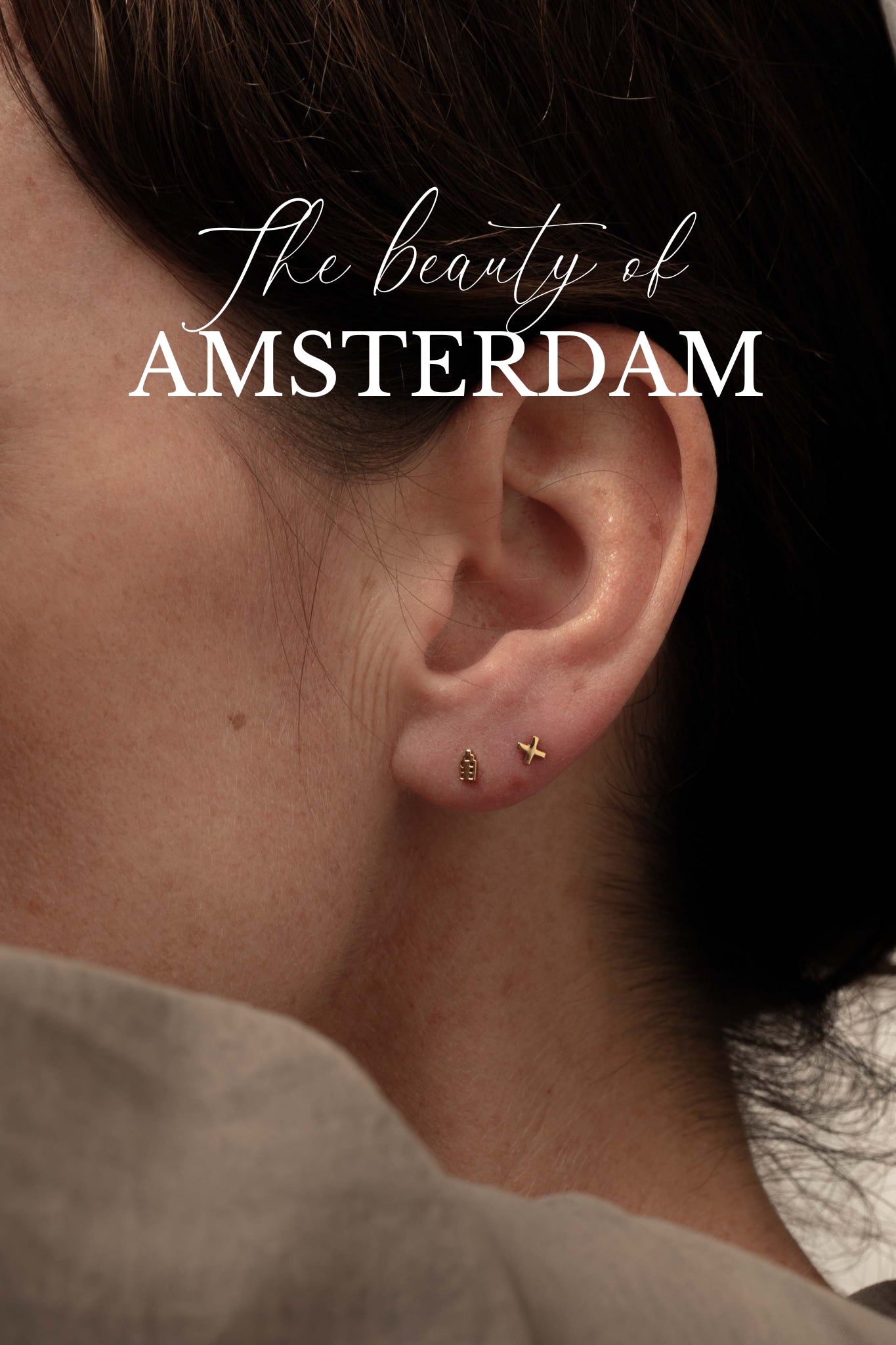 Amsterdam Studs Gold Plated