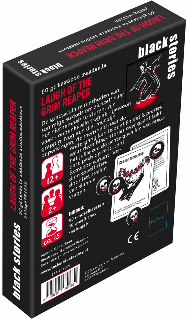 Black Stories - Laugh of the Grim Reaper - 50 gitzwarte raadsels