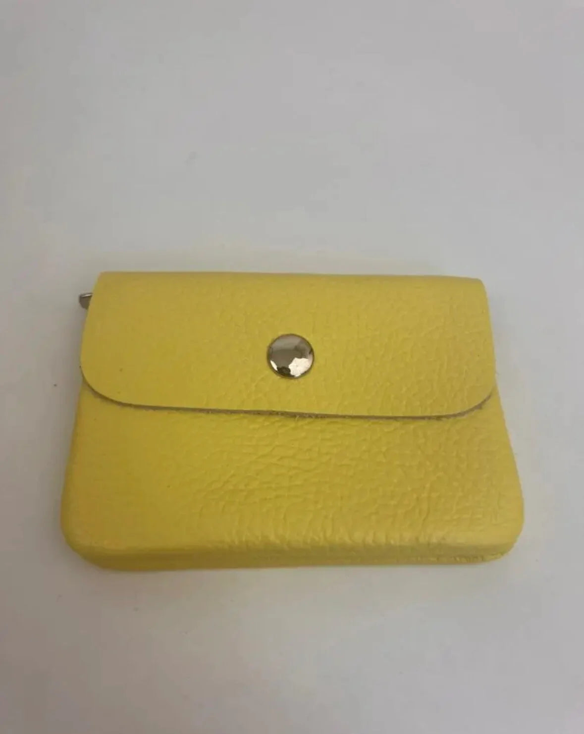 Leather Purse with Zipper Blush Small
