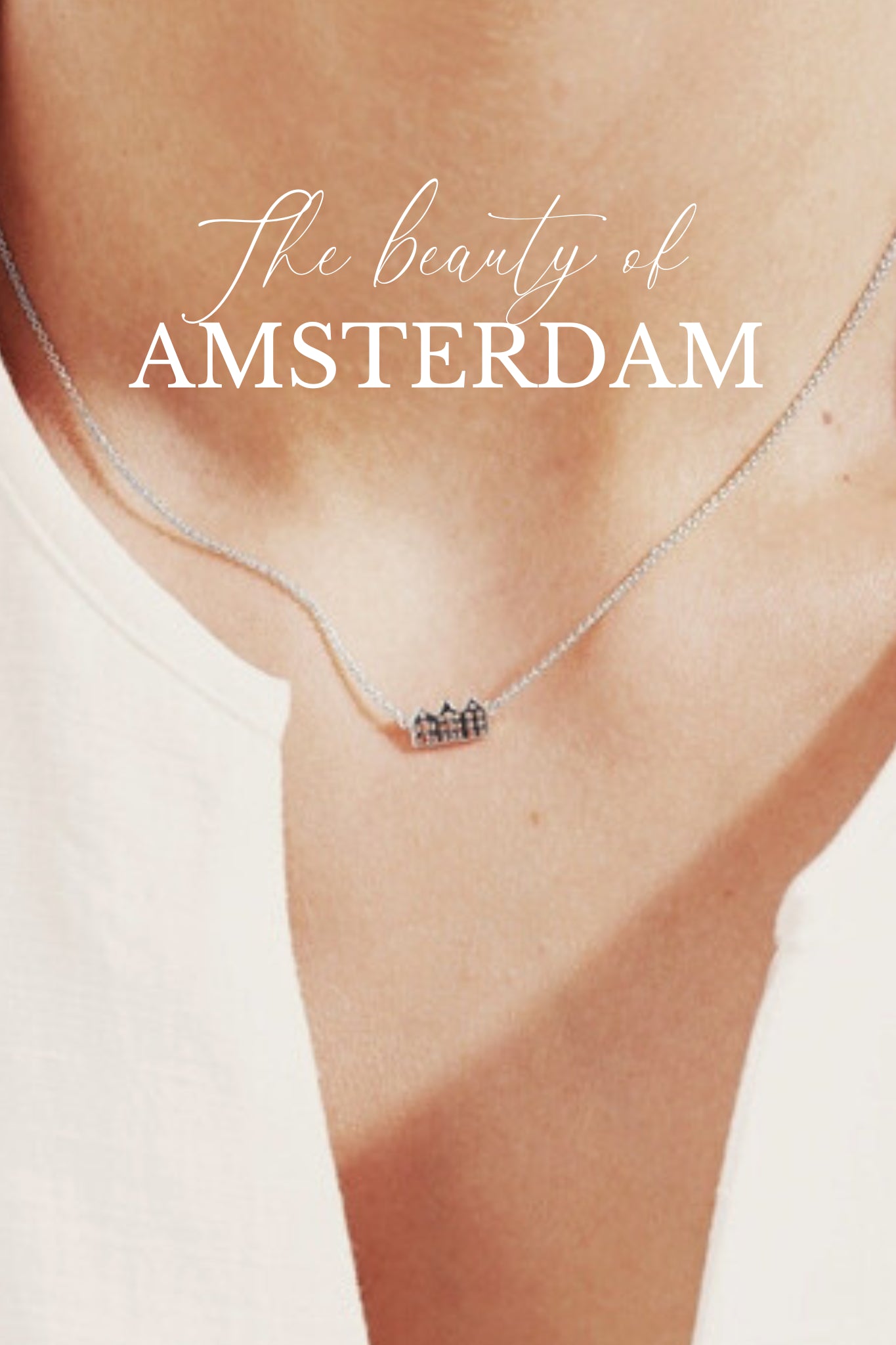 Amsterdam Canal Halskette Silber