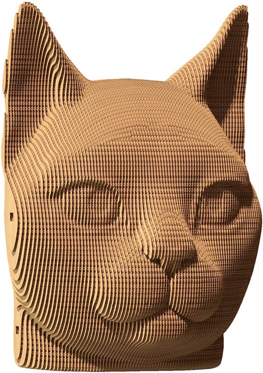 3D Cardboard Puzzle: Cat