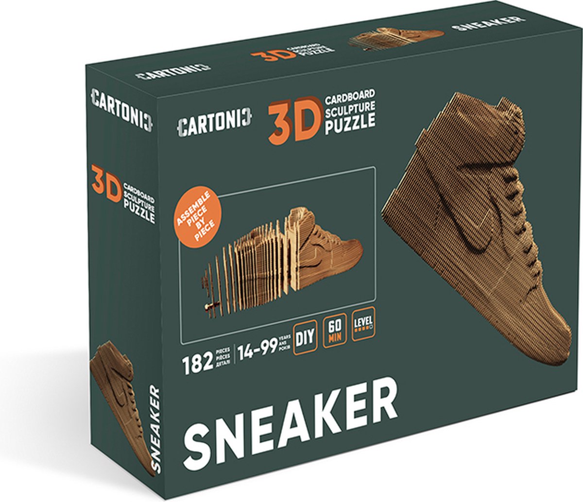 3D Cardboard Puzzle: Sneaker